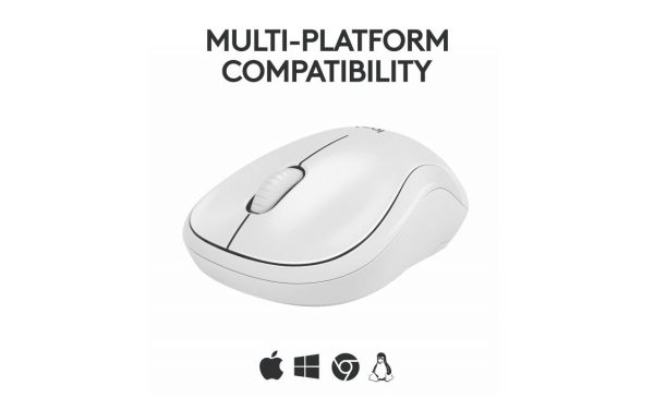 Mouse Logitech MK240 Silent Wireless, optic, interfata Bluetooth, rezolutie 1000 - imagine 3
