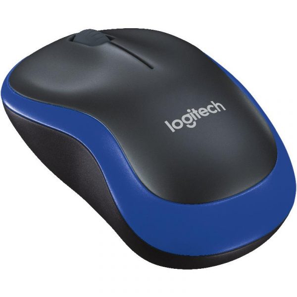 Mouse Logitech M185 Wireless, 1000 DPI, albastru - imagine 5