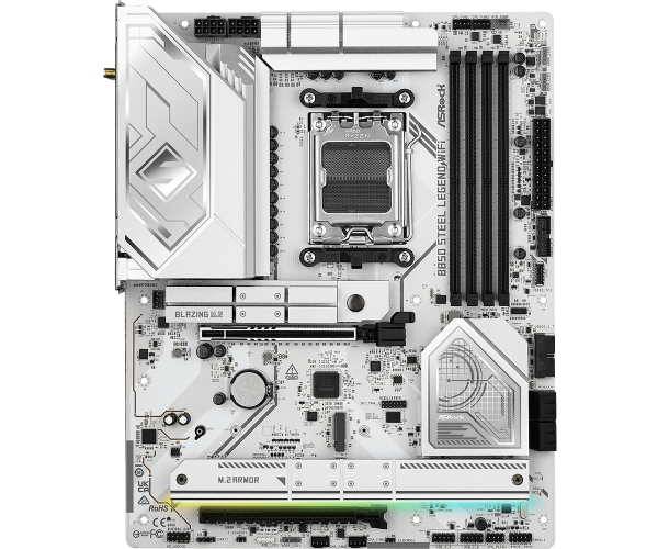 Placa de Baza ASROCK B850 STEEL LEGEND WIFI AM5 - imagine 3
