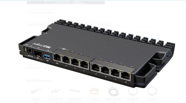 MIKROTIK, RB5009UG+S+IN Indoor router, Procesor: 350-1400 (auto) MHz 4 core,