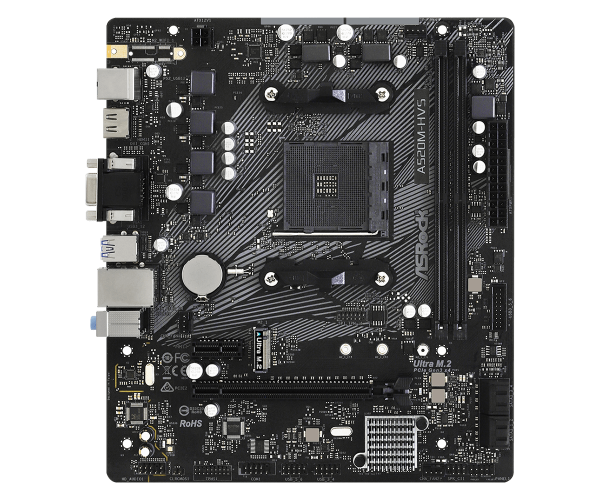 Placa de baza ASRock A520M-HVS, Socket AM4 - imagine 3