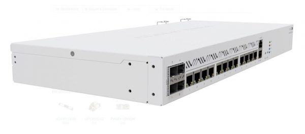 MIKROTIK, 16 Port Wired Router, CCR2116-12G-4S+, Procesor:2Ghz, 16 mb RAM, - imagine 4