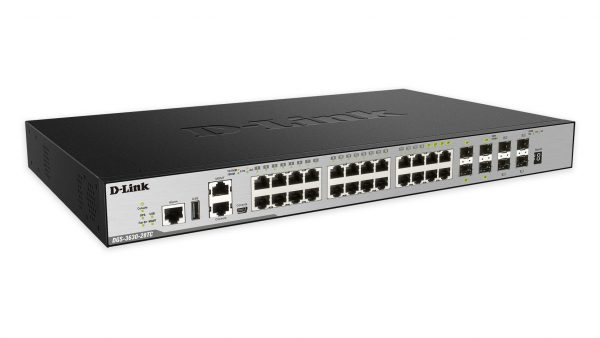 Switch D-Link DGS-3630-28TC/SI, 28-Port Layer 3 Stackable Managed Gigabit Switch