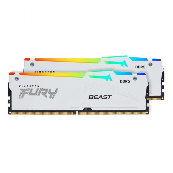 Memorie RAM Kingston FURY Beast RGB White 32GB DDR5 6000MHz