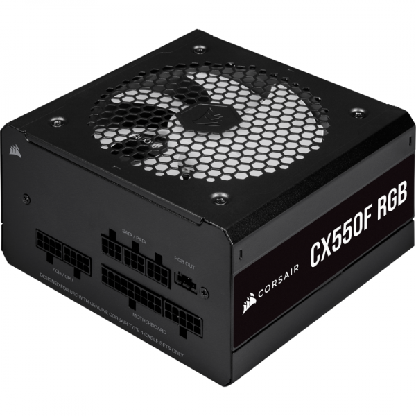Sursa Corsair CX550F RGB 80+ Bronze, 550W - imagine 3