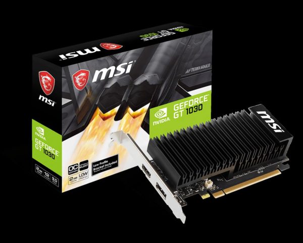 Placa video MSI GeForce GT 1030 2GHD4 LP OC, 2GB,