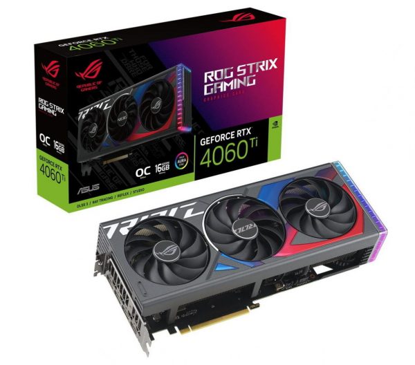 Placa video ASUS GeForce RTX 4060 Ti ROG STRIX OC