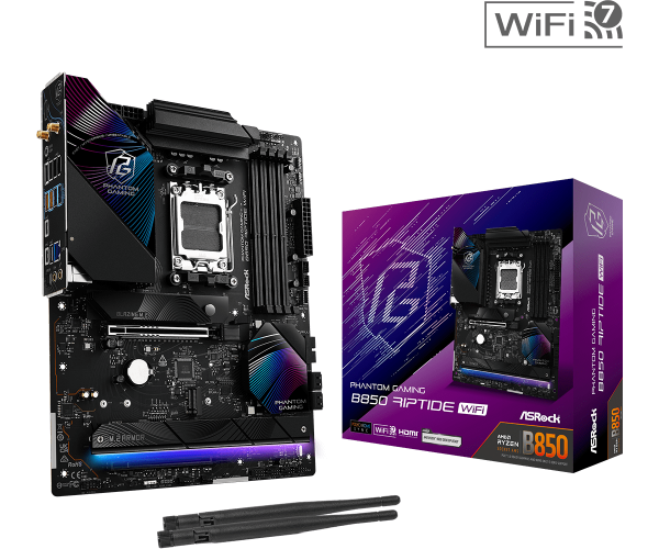 Placa de Baza ASROCK PHANTOM GAMING B850 RIPTIDE WIFI AM5