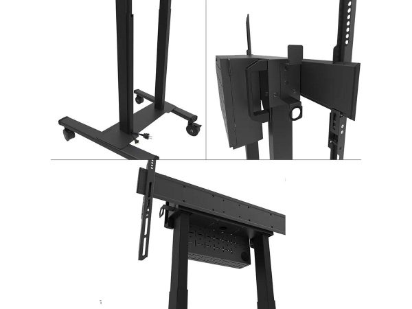 Stand mobil motorizat Neomounts by Newstar, 37"-100", 110 kg, VESA - imagine 4