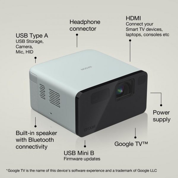 Proiector Epson EF-21W Proiector compact cuproiecte de pana la 150", - imagine 3