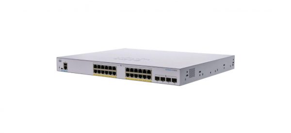 Switch  CISCO CBS250-24FP-4X, 24 PORTURI 10/100/1000, 4 x SFP,