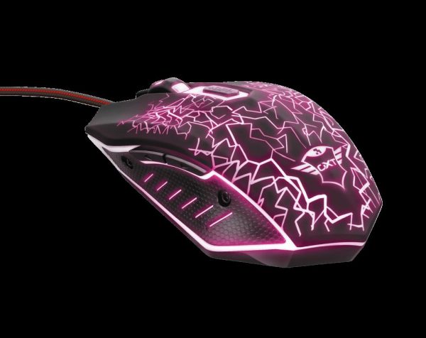 Mouse Trust GXT 105 Izza Illuminated Gaming, cu fir, RGB - imagine 5