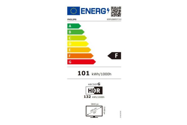 TV LED Smart PHILIPS 65PUS8057, Ultra HD 4K, Silver, AndroidTV - imagine 6