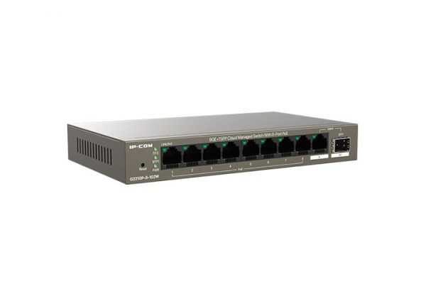 IP-COM switch G2210P-8-102W, 8-Port Gigabit POE, Standard and Protocol: IEEE - imagine 3