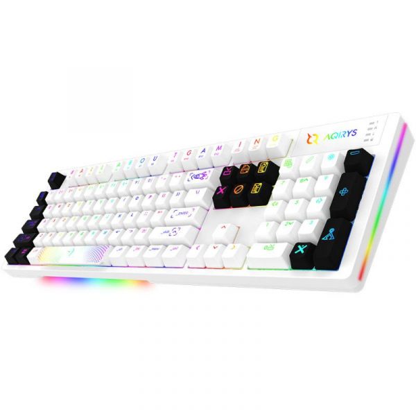 Tastatura mecanica cu fir Aqrys Aludra, 104 taste, switch - imagine 7