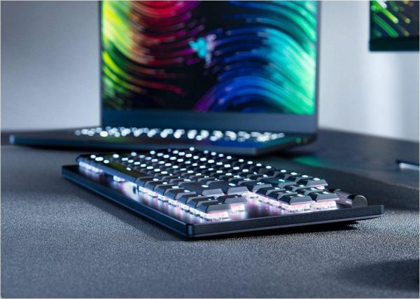 Tastatura Razer DeathStalker V2 Pro Tenkeyless, wireless, bluetooth, cu fir, - imagine 4