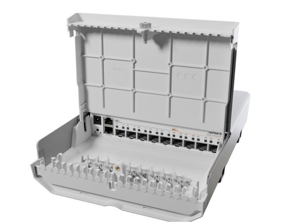 MIKROTIK, CRS310-1G-5S-4S+OUT - netFiber 9, Outdoor Switch Procesor:800 MHz, 256