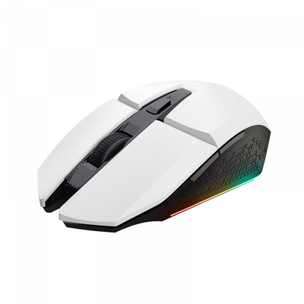 Mouse Trust GXT110W Felox cu fir,  4800 DPI, alb - imagine 5