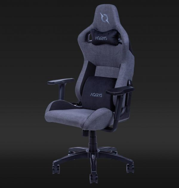 Scaun de gaming AQIRYS Fenrir, negru si gri