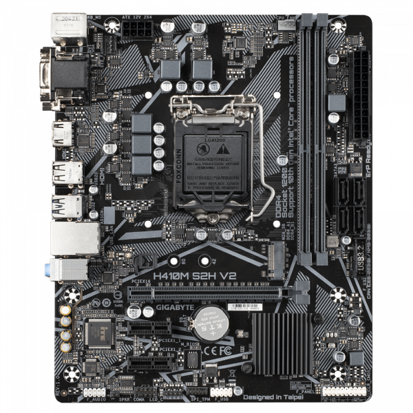 Placa de baza GIGABYTE H410M S2H V2 LGA 1200 - imagine 3