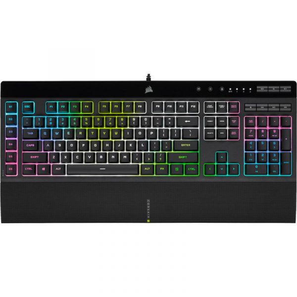 CORSAIR K55 RGB PRO, negru  12-Key Selective with Anti-Ghosting