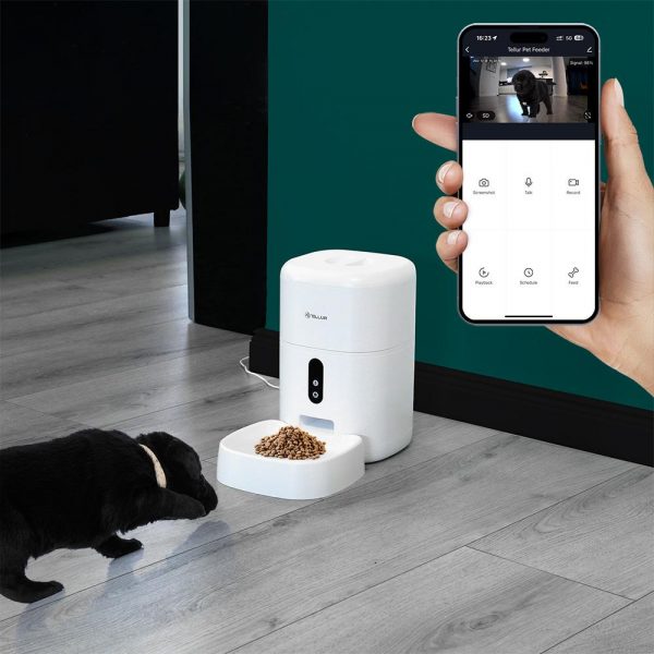 Tellur Dispenser de mancare Smart pentru animale de companie, capacitate - imagine 4