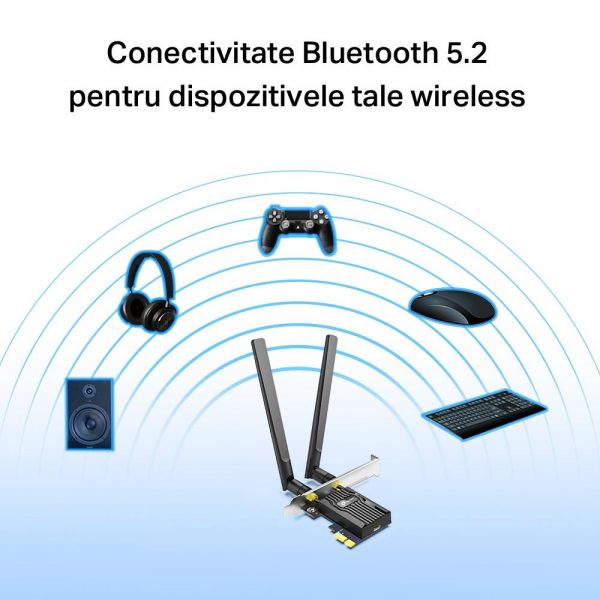 TP-Link Adaptor PCle Wi-Fi 6 AX3000 WI-FI 6 cu Bluetooth - imagine 3