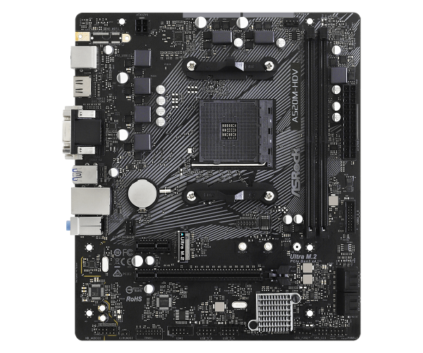 Placa de baza ASRock A520M-HDV, Socket AM4 - imagine 3