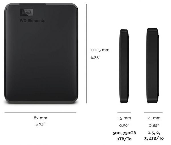 HDD Extern WD Elements Portable, 4TB, negru, USB 3.0 - imagine 4