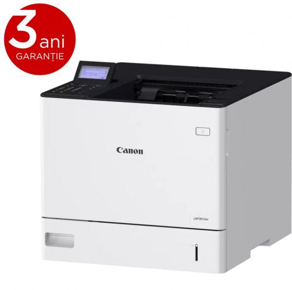 Imprimanta laser mono Canon LBP361DW, dimensiune A4, duplex, viteza imprimare