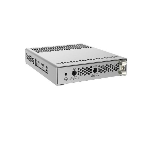 Mikrotik Cloud Router Switch, CRS305-1G-4S+IN; 4XSFP+, 1XGE, dual DCJacks, for