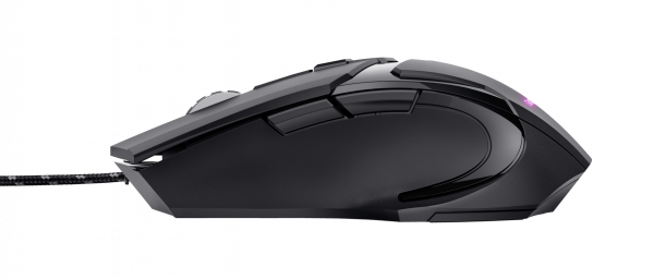 Mouse Trust Basics gaming cu fir, 4800 DPI, negru - imagine 3