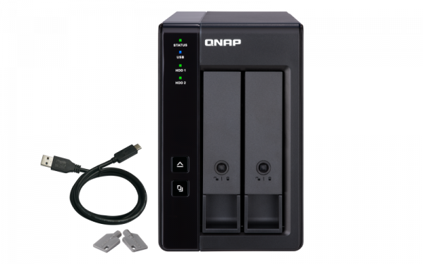 Extensie USB QNAP TR-002 2-Bay, 2.5/3.5 SATA 6Gbps HDD (neincluse),