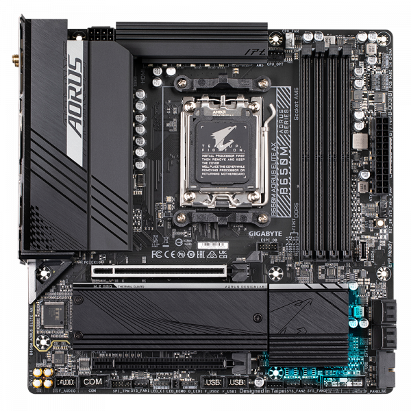 Placa de baza Gigabyte B650M AORUS ELITE AX AM5 - imagine 3
