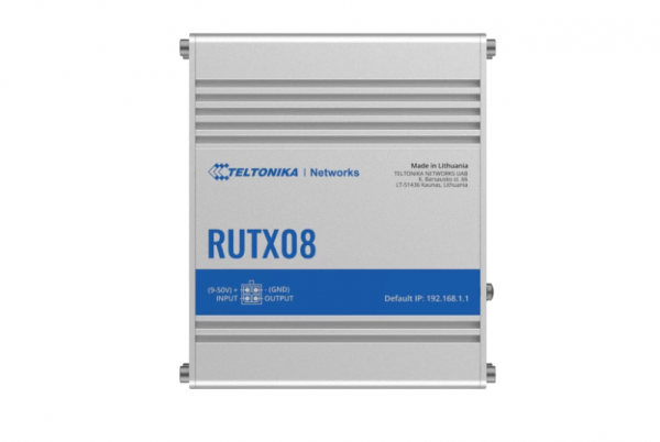 TELTONIKA INDUSTRIAL ETHERNET ROUTER RUTX08, Interfata: 1 x WAN port