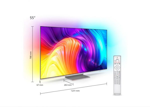 Smart TV Philips Ambilight 55PUS8807/12 (Model 2022) 55"(139CM), LED 4K - imagine 3