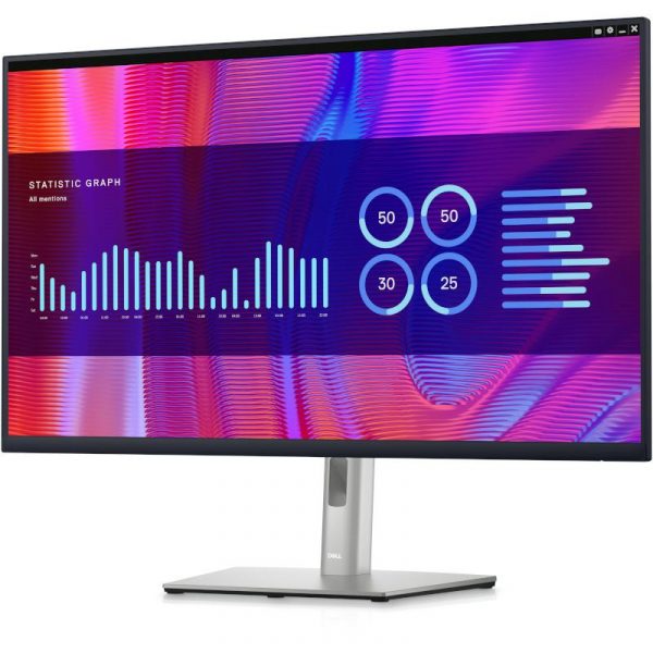 Monitor LED Dell P3223DE, 31.5inch, QHD IPS, 5ms, 60Hz, negru - imagine 4