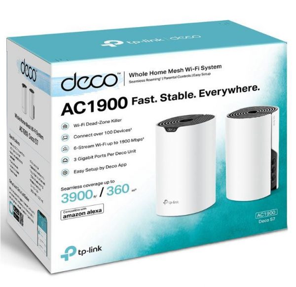 TP-Link Sistem Mesh Wi-Fi pentru întreaga casă AC1900, DECO S7(2- - imagine 3
