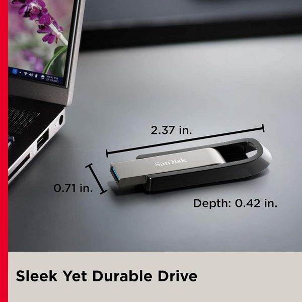 Memorie USB Flash Drive SanDisk Extreme GO, 64GB, USB 3.1, - imagine 4
