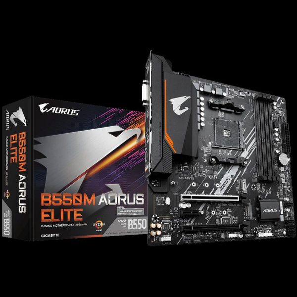 Placa de baza Gigabyte B550M AORUS ELITE, Socket AM4 - imagine 3