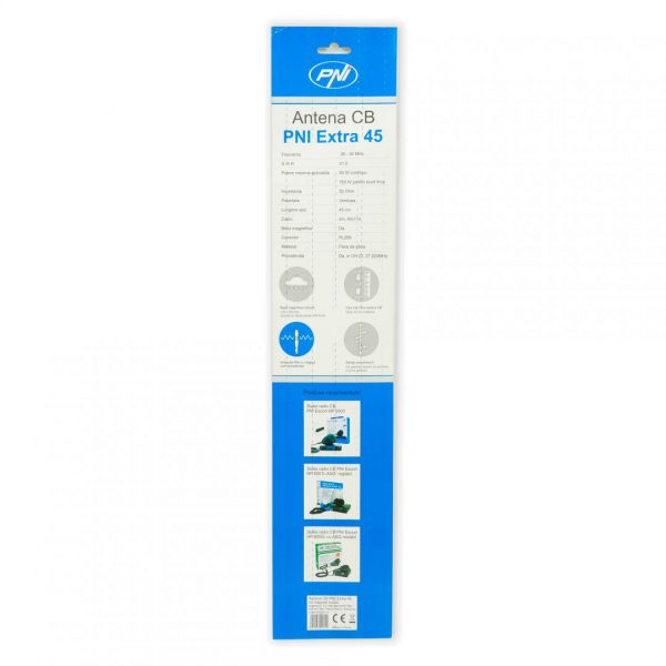Antena CB PNI Extra 45, cu magnet inclus, lungime 45 - imagine 4