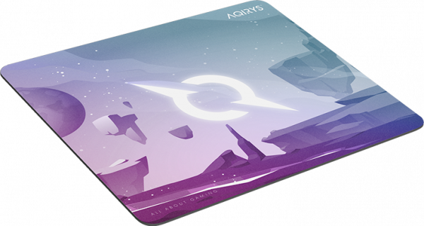 Mousepad AQIRYS Gravity Medium, fabricat din material din microfibra, dimensiuni