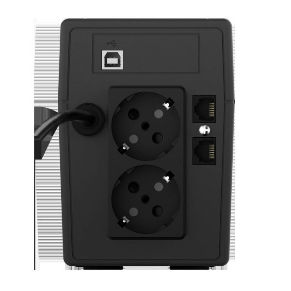 UPS nJoy Cadu 850, 850VA/480W, Afisaj LCD cu ecran tactil, - imagine 3