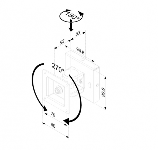 Neomounts by Newstar TV/Monitor Wall Mount (swivel or tilt) for - imagine 4