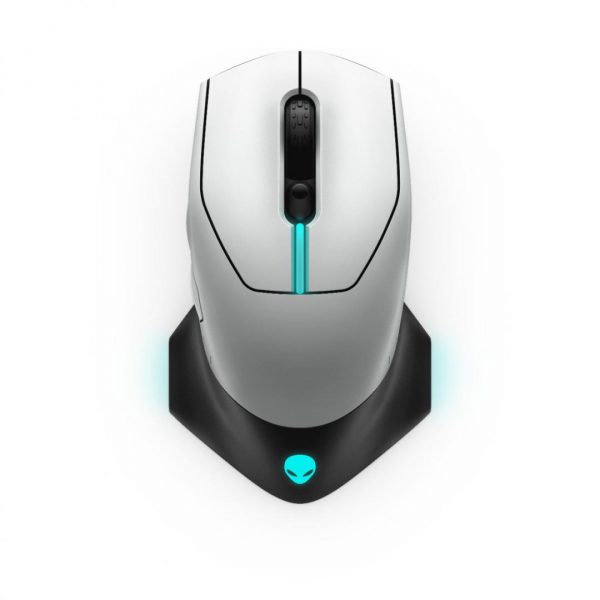 Mouse Dell Alienware Gaming AW610M, wireless, Lunar Light