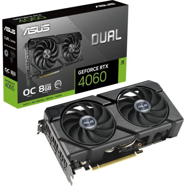 Placa video ASUS GeForce RTX 4060 DUAL EVO OC 8GB