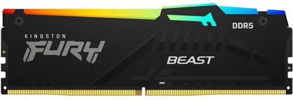 Memorie RAM Kingston 8GB DDR5 6000MHz CL30 FURY Beast RGB - imagine 3