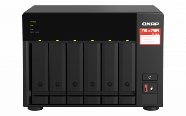 NAS QNAP 673A 6-Bay, CPU AMD Ryzen V1000 series V1500B