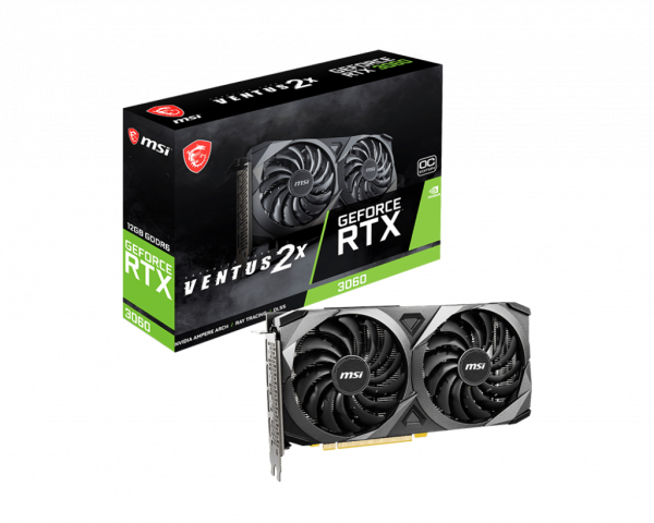 Placa video MSI GeForce RTX 3060 VENTUS 2X 12G OC