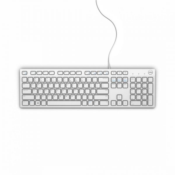 Tastatura Dell Keyboard Multimedia KB216, Wired, alba